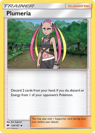Plumeria 120/147  SM  Burning Shadows - Uncommon