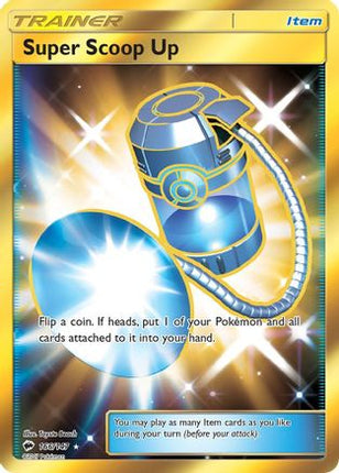 Super Scoop Up (Secret) 166  - Holofoil SM  Burning Shadows - Secret Rare
