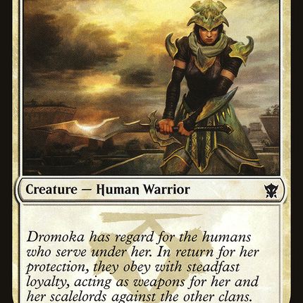 Dromoka Warrior (DTK-014) - Dragons of Tarkir