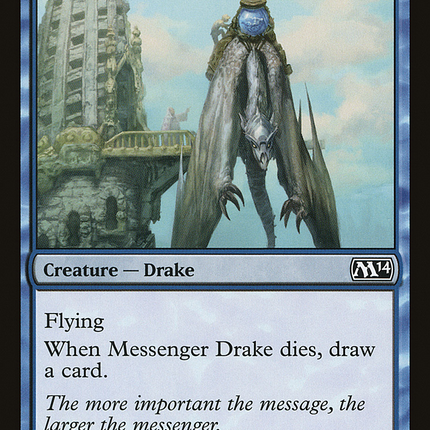 Messenger Drake (M14-063) - Magic 2014 Foil