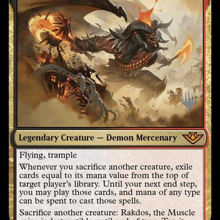 Rakdos, the Muscle (PPOTJ-226) - Outlaws of Thunder Junction Promos