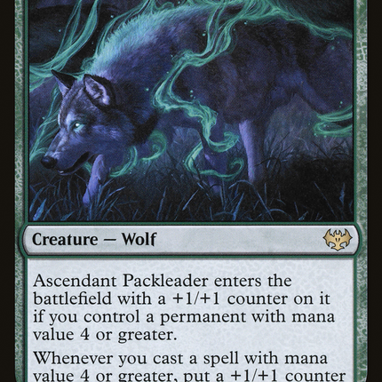 Ascendant Packleader (VOW-186) - Innistrad: Crimson Vow Foil