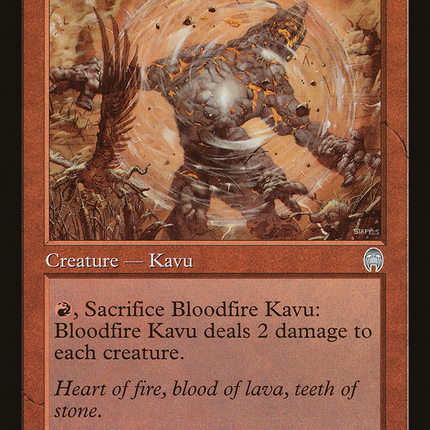 Bloodfire Kavu (APC-058) - Apocalypse Foil