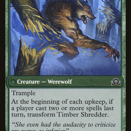 Hinterland Logger // Timber Shredder (SOI-210) - Shadows over Innistrad: (Double Faced Transform)