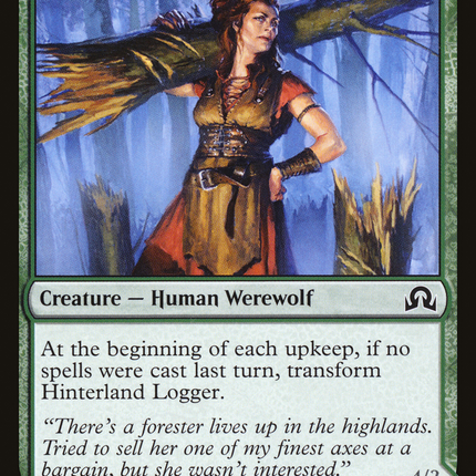Hinterland Logger // Timber Shredder (SOI-210) - Shadows over Innistrad: (Double Faced Transform) Foil