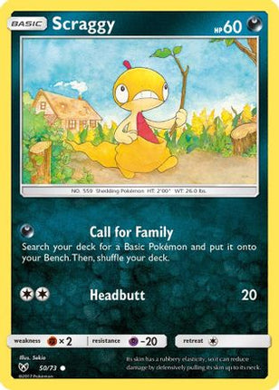 Scraggy 050/73  Shining Legends - Common