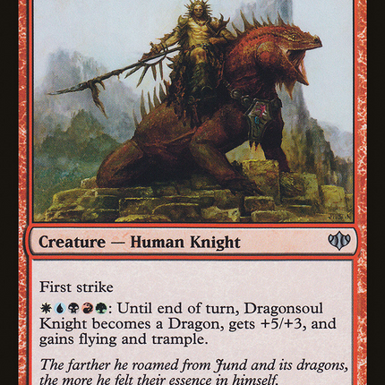 Dragonsoul Knight (CON-062) - Conflux Foil