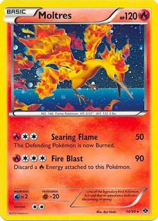 Moltres - 14/99 (Next Destinies)/099  - Holofoil Blister Exclusives - Promo
