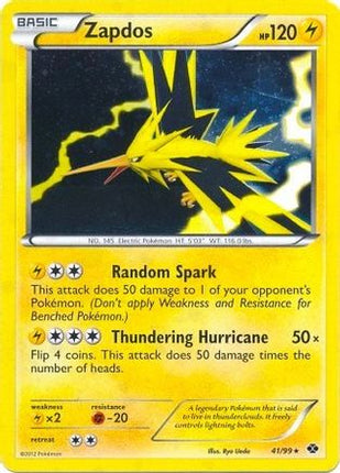 Zapdos - 41/99 (Next Destinies)/099  - Holofoil Blister Exclusives - Promo