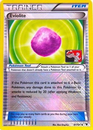Eviolite - 91/101 (Championship Promo)/101  - Reverse Holofoil League & Championship Cards - Promo