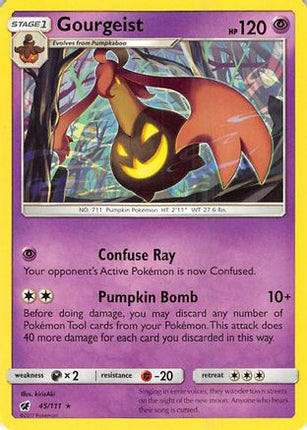 Gourgeist/111  - Reverse Holofoil SM  Crimson Invasion - Rare