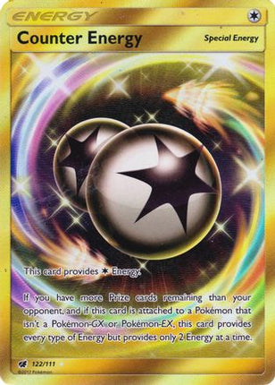 Counter Energy (Secret) 122/111  - Holofoil SM  Crimson Invasion - Secret Rare