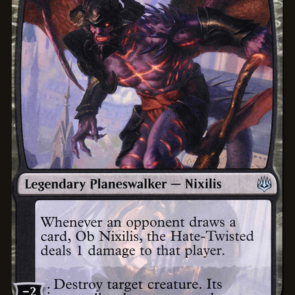 Ob Nixilis, the Hate-Twisted (WAR-100) - War of the Spark Foil