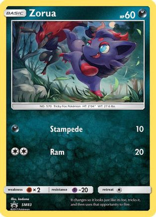 Zorua SM83/248  - Holofoil SM Promos - Promo