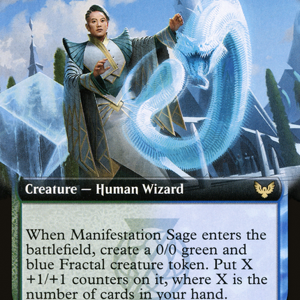 Manifestation Sage (STX-347) - Strixhaven: School of Mages: (Extended Art)