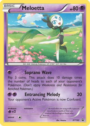 Meloetta - XY193/211  - Holofoil XY Promos - Promo
