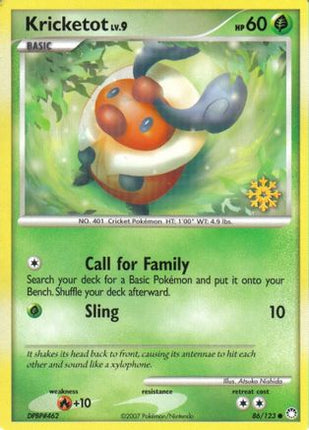 Kricketot - 86/123/123  Countdown Calendar Promos - Promo