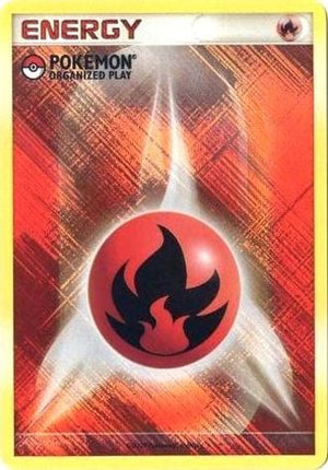 Fire Energy (2009 Unnumbered POP Promo)  - Holofoil League & Championship Cards - Promo
