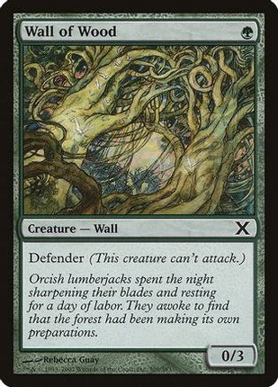 Wall of Wood (10E-309) - 10th Edition Foil