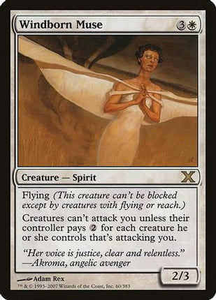 Windborn Muse (10E-060) - 10th Edition Foil