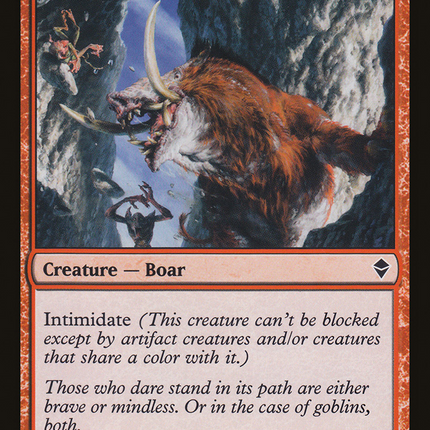Bladetusk Boar (ZEN-118) - Zendikar Foil