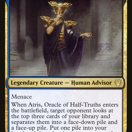 Atris, Oracle of Half-Truths (PPTHB-209) - Theros Beyond Death Promos
