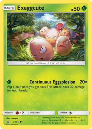 Exeggcute 001/156  SM  Ultra Prism - Common