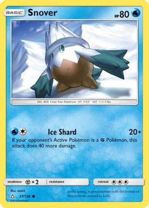 Snover 037/156  - Reverse Holofoil SM  Ultra Prism - Common