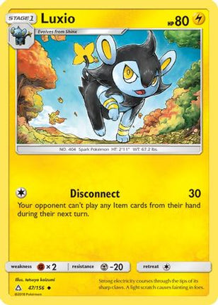 Luxio 047/156  SM  Ultra Prism - Uncommon