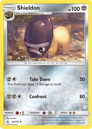 Shieldon 084/156  SM  Ultra Prism - Uncommon