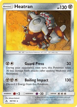 Heatran 088/156  - Holofoil SM  Ultra Prism - Holo Rare