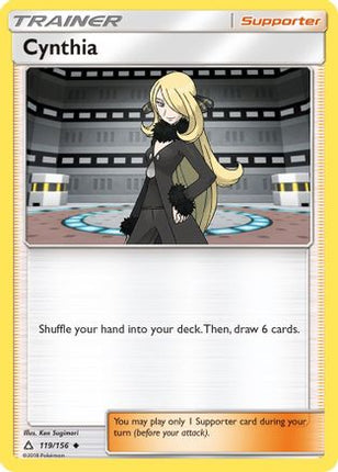 Cynthia 119/156  - Reverse Holofoil SM  Ultra Prism - Uncommon