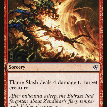 Flame Slash (CN2-157) - Conspiracy: Take the Crown Foil