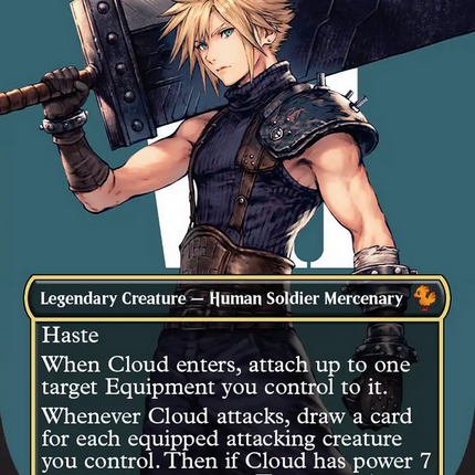 Cloud, Ex-SOLDIER (FIC-202) - Commander: FINAL FANTASY (Borderless)