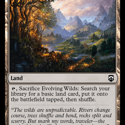 Evolving Wilds (M3C-340) - Modern Horizons 3 Commander Foil