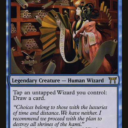 Azami, Lady of Scrolls (CHK-052) - Champions of Kamigawa Foil
