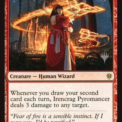 Irencrag Pyromancer (PPELD-128P) - Throne of Eldraine Promos