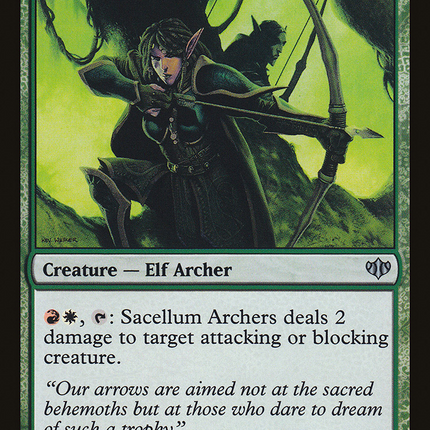 Sacellum Archers (CON-089) - Conflux Foil
