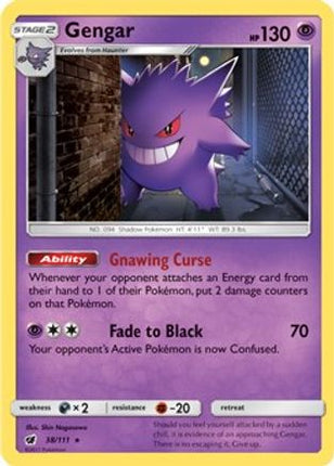 Gengar 038/111  Deck Exclusives - Rare