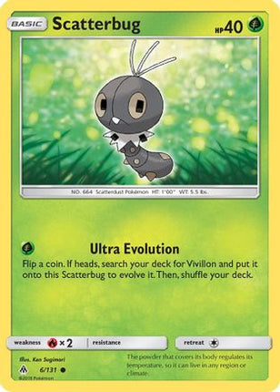 Scatterbug (6)/131  SM  Forbidden Light - Common