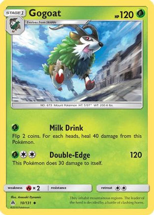 Gogoat/131  - Reverse Holofoil SM  Forbidden Light - Uncommon