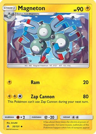 Magneton/131  - Reverse Holofoil SM  Forbidden Light - Uncommon