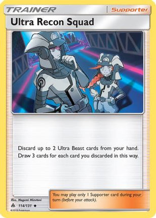 Ultra Recon Squad 114/131  SM  Forbidden Light - Uncommon