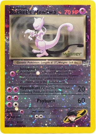 Rocket's Mewtwo 008  - Reverse Holofoil Best of Promos - Promo