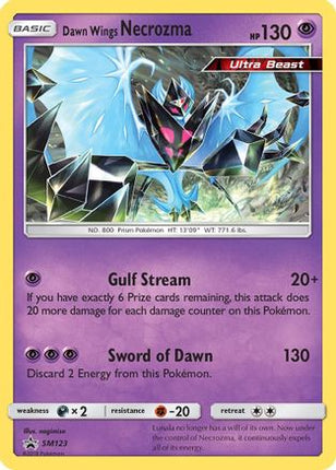 Dawn Wings Necrozma - SM123/248  - Holofoil SM Promos - Promo