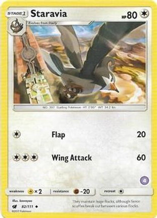 Staravia (4)/111  SM Trainer Kit Alolan Sandslash & Alolan Ninetales - Uncommon