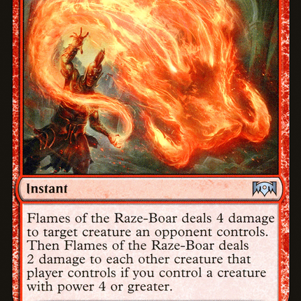 Flames of the Raze-Boar (RNA-101) - Ravnica Allegiance