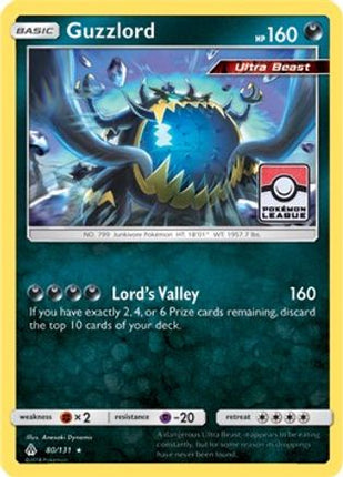 Guzzlord 080/131  - Reverse Holofoil League & Championship Cards - Promo