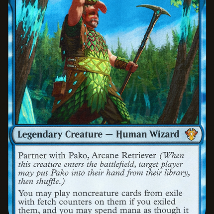 Haldan, Avid Arcanist (C20-002) - Commander 2020 Foil