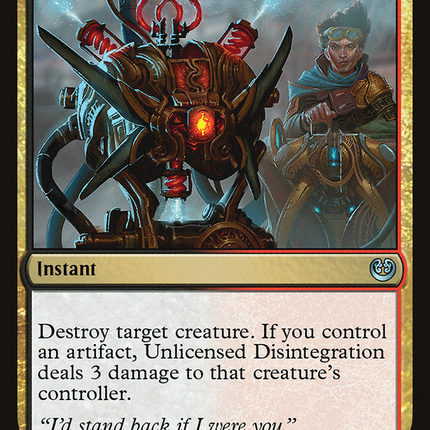 Unlicensed Disintegration (KLD-187) - Kaladesh